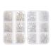 minkissy 2 Boxes Nail Art Accessories Rhinestones Nail Art Beeds Rhinestones for Nails Flatback Rhinestones Crafts Flake Beads Charms Nail Glitter Flake Nails Sequin Beadwork Manicure Pp