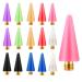 16 Pieces Wax Tip Nail Rhinestone Picker Wax Replacement Tip Nail Gemstone Picker Tool Wax Tips Accessories for Nail Dot Pen