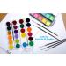 Miniature Detail Paint Brushes Set - 30 Small Watercolor & Acrylic Paint Brushes - Size 00 | Anezus - Buy Online on GoSupps.com