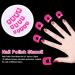 Reusable Soft Plastic Polish Stencils - Rose Red Spill Proof Manicure Tools for Women - Buy Online on GoSupps.com