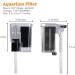 PULACO Ultra Quiet Aquarium Hang on Filter - Small Fish Tank Filter (66GPH 3W) for 2-8 Gallons - Buy Online on GoSupps.com