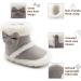 Sonsage Baby Snow Boots | Soft Anti-Skid Sole | Winter Warm Crib Shoes 12-18 Months | Grey - Buy Online on GoSupps.com