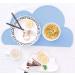 HONGXIN-SHOP Non Slip Silicone Kids Placemats - Blue Cloud Design for Easy Clean-Up | Multi-Purpose Tableware for Babies and Toddlers - Buy Online on GoSupps.com