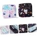 Buy Lurrose 2 PCS Napkin Holder & Sanitary Napkin Storage Bag | Travel-Friendly Menstrual Pad & Coin Pouch for Women Black Nylon Mini Purse - Buy Online on GoSupps.com