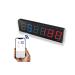 GymNext Flex Timer - Home Edition - Bluetooth App-Controlled LED Interval Timer with Medium 2.3 Digits for Crossfit, Tabata, HIIT, EMOM, MMA, Boxing, Interval Training, Circuit Training, and More