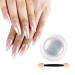 1 Pcs Neon Pearl Chrome Nail Powder Magic Mermaid Chrome Nail Powder Iridescent Fairy Shell Nail Glitter Powder Aurora Nail Chameleon Powder Manicure Pigment with Tool 0.5g 0.5g-Nail Powder