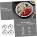 Milisten 4pcs Stainless Steel Saucer Japanese Salad Dressing Japanese Plates Stainless Steel Candy Dishes and Trays Mini Stainless Steel Mixing Bowls Condiment Saucer Lattice Snack Bowl 10.5X10.5CM Silver - Buy Online on GoSupps.com