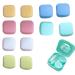 12 pieces mini travel contact lens case contact lens holder portable box travel contact lens set for home and travel.