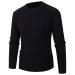 Men's long-sleeved shirts sporty long-sleeved shirts Rapid drying narrow fit linen shirt men's casual casual functional shirt breathable hiking shirt black XL