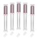 Beaupretty 5pcs Lip Gloss Bottle Lip Glaze Tube Lip Gloss Tubes Empty Lip Gloss Clear Lip Gloss Tubes with Wand Empty Clear Lip Balm Lip Tint Lip Balm Tube Bottled Acrylic Square Golden