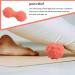 Cozlly Massage Balls with Knobs - 2-Piece Fascia Ball Set for Trigger Point & Reflex Therapy (Orange) - Buy Online on GoSupps.com