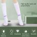 Pack of 2 XL Compression Stockings - Open Knee High Socks for Moderate Pressure & Enhanced Blood Circulation - International Shipping Available - Buy Online on GoSupps.com