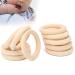 Shop Wosune Durable Natural Wooden Rings & Teething Jewelry Accessories - 70mm Family-Friendly - Buy Online on GoSupps.com