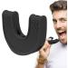 Tuxxjzm Double Chin Exerciser | Silicone Double Chin Reducer Jawline Trainer - Jaw Strengthener Jaw Sculpting Tool with Storage Box for Adults Black - Buy Online on GoSupps.com