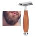 Classic Lightweight Razor with Safe Wooden Handle for a Perfect Facial Shave - International Shipping Available - Buy Online on GoSupps.com
