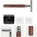 Buy Lurrose Double-Sided Safety Razor Set - Eco-Friendly Bamboo Handle for Men & Women | Foldable & Stylish Shaving Solution - Buy Online on GoSupps.com
