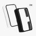 kwmobile Huawei Band 7/Band 6/Honor Band 6 Cover (Set of 2) - Tempered Glass with Plastic Frame - Black/Transparent - Buy Online on GoSupps.com