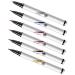 DOITOOL Makeup 6pcs Eyeliner Pencil White Eye Liner Pencils Eye Liner Cosmetic Liquid Eyeliner Make up Template