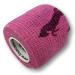 Lisacare bandages pony - 4 rolls 5cm wide - pavement association for pets & horses - cohesive self -detention elastic - huge color & motif selection (horses pink) horse pink 4 -set set