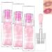 Magic Color Changing Lip Oil,Conversion Color Changing Lip Oil,Moisturizing & Shiny Lip Gloss,Transparent Lip Care Balm,for Lip Care (3pcs)