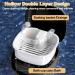 Swirlcolor Portable Denture Container with Sieve - Black Retainer Cleaning Case & Aligner Removal Tool for International Shipping - Buy Online on GoSupps.com