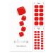 ohora Semi Cured Gel Nail Strips (P Blaze) - Red Solid Works with Any UV/LED Nail Lamps Salon-Quality Long Lasting Easy to Apply & Remove - Includes 2 Prep Pads Nail File & Wooden Stick 02. P Blaze
