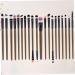 BIUDECO 20pcs Makeup Brush Kit Eyeshadow Tools Eyeliner Eyeshadow Brush Kit - Buy Online on GoSupps.com