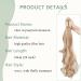 24 Curly Claw On Ponytail Extension Matte Wavy Clip Synthetic Hairpiece Dark Blonde Mix Bleach Blonde - Buy Online on GoSupps.com