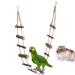 Cyrank pet rope ladder small bird cage hamster bird ladder climbing rope ladder birds swing hanging bridge toys for mouse chinchilla rat squirrel dwarf hamster parrot