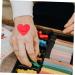 Buy Kisangel Heart Stickers - 30 Sheets Self-Adhesive Waterproof Bandages for Kids | Large Heart-Shaped Dressing Pads - Buy Online on GoSupps.com