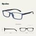 Opulize Blue Light Filter Sea Glasses - Narrow Frame Spring Hinges for Improved Sleep | Reflective Gaming Glasses for Men +2.50 Diopters - Buy Online on GoSupps.com