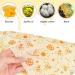 Hishop Reusable Beeswax Food Wrap 7 Pack - Eco-Friendly Sandwich Bags and Dish Covers - Includes Sizes S, M, L, XL (LINAN001) - Buy Online on GoSupps.com