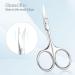 Bencco Stainless Steel Nail Scissors | Curved Blade for Eyebrows Beards Eyelashes & Skin Peeling - International Shipping Available - Buy Online on GoSupps.com