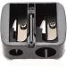 Cosmetic Pencil Sharpener Eye Makeup Pencil Sharpener 2 Holes Precision Sharpener for Eyebrow Lip Liner Eyeliner Pencil - Buy Online on GoSupps.com