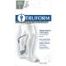 Truform 18 mmHg Compression Thigh High Stockings - Open Toe - White - Large - 1 Pair - Buy Online on GoSupps.com