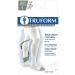Truform 18mmHg Compression Surgical Stockings - Thigh High, Open Toe - White, X-Large (1 Pair) - Buy Online on GoSupps.com