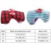 2Pcs Hamster Harness Red Grid + Blue Stripes Small Animal Outdoor Walking Vest Chest Strap with Traction Rope for Rabbit Squirrel Bunny Ferret Guinea Pig(S) - Buy Online on GoSupps.com