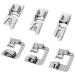 6 Pcs Rolled Hem Presser Foot, Hemming Foot Kit for Sewing Rolled Hemmer Presser Foot for Singer, Brother, Janome, Home Multifunctional Sewing Machine 6 sizes