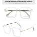 Shop Lanomi Fashion Reading Glasses - Blue Light Filter for Women & Men | Irregular Rectangular Design +0 to +4.0 Strength - Buy Online on GoSupps.com