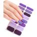 16 Strips Semi Cured Gel Nail Stickers Uv Lamp Required Gel Nail Polish Wraps Gel Nail Art Stickers for Women Girls Style Ze0442 - Buy Online on GoSupps.com