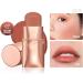 3-in-1 Blush Stick for Cheeks Makeup Waterproof Cream Blush Face Stick Multi-Use Lip and Cheek Tint Longwear Waterproof Moisturizing Monochromatic Blush Stick(Color:01) - Buy Online on GoSupps.com