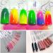 300Pcs Clear Nail Swatch Pop Sticks - Fan-Shaped Colour Display Art Tips for Nail Salon and Beginners - Nail Gel Polish Practice Set - Buy Online on GoSupps.com