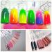 300 PCS Transparent Nail Pattern Pop Sticks - Fan-Shaped Color Display Tips with 6 Metal Rings | Ideal for Nail Studios & Beginners - Practice & Perfect Your Nail Art - Buy Online on GoSupps.com