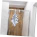 DOITOOL 4 Pcs Bathroom Door Hook Towel Hooks Hat Hooks Over The Door Towel Hook Bathroom Hanger Scarf Letter 17.8X4CMx2pcs Silverx2pcs - Buy Online on GoSupps.com
