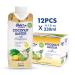 Boho Chax Pineapple Coconut Water 11.16 fl oz (12-Pack) - Natural Hydration with Vitamins & Electrolytes - Buy Online on GoSupps.com