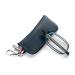 MMOWW foldable reading glasses for women and men with telescopic pole with zipper Key trailer Mini anti blue light glasses (blue +3.5) blue 3.5 x