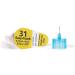 Easy Touch Insulin Pen Needles 31G 1/4-Inch/6mm Box of 100 - Buy Online on GoSupps.com