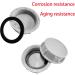 Qrity 2-Pack Kitchen Sink Drain Pipe Locking Cap - 54mm Inner Thread for Secure Sealing & Leak Prevention - Gray - Buy Online on GoSupps.com