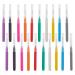 NICENEEDED 20PCS Micro Eyebrow Brush with Cap Eyebrow Spoolie Brush Micro Eyebrow Lamination Brush Multifunctional Spooly Lash Mascara Brush Comb Tools for Eyelash and Eyebrows Extensions