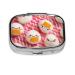 Lovely Rice Ball Printed Square Pill Box Portable Travelling Pill Box Medicine Organiser